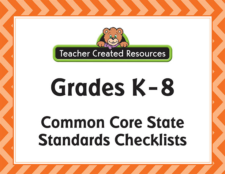 Checklists Standards Teacher Created Resources