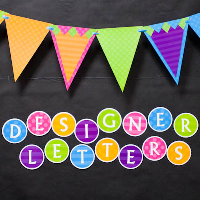 Designer Letters « Signature Line « Decorative | Teacher Created Resources