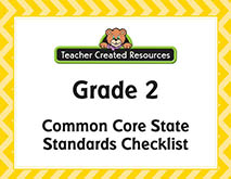 Grade 2 Checklist