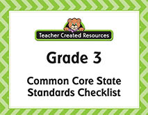 Grade 3 Checklist