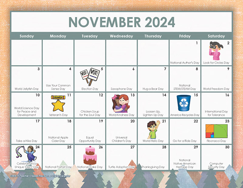 November Calendar