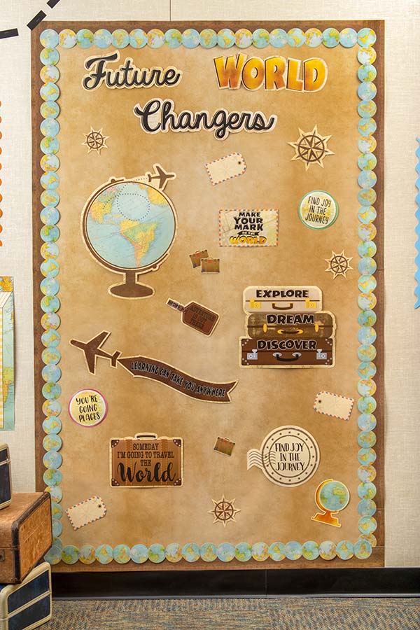 world travel theme classroom